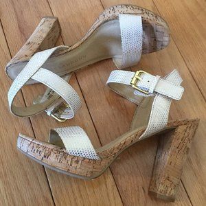 Chinese Laundry - Embossed Snakeskin Heels / 6.5 M